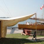 The Wharf Sail shop and the Jolly boat